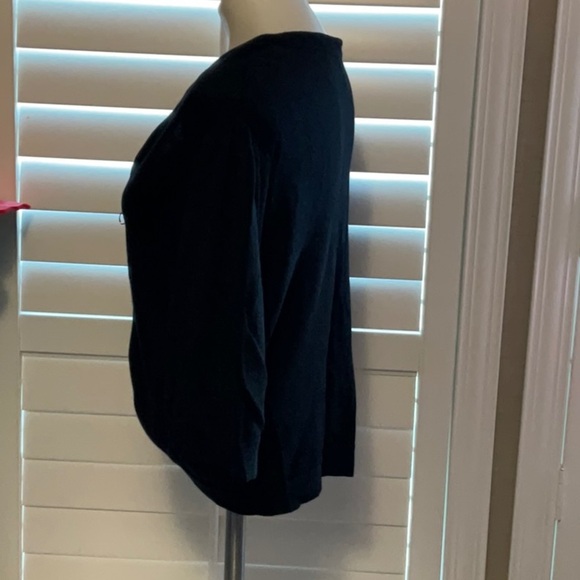 Chaps Black Women's Cardigan Sweater - Picture 5 of 8